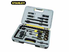 Zestaw Fatmax 60 szt. 1/4" & 1/2" Black Chrome STANLEY