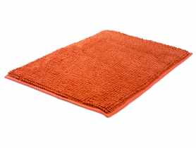 Mata podłogowa Chenille 50x80 cm pomarańczowa MISS LUCY