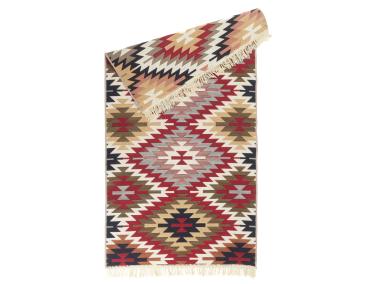 Zdjęcie: Dywan Kilim Gold 120x160 cm aztecki beżowy MULTI-DECOR