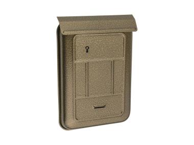 Zdjęcie: Skrzynka na listy szyld antyk złoty METRO