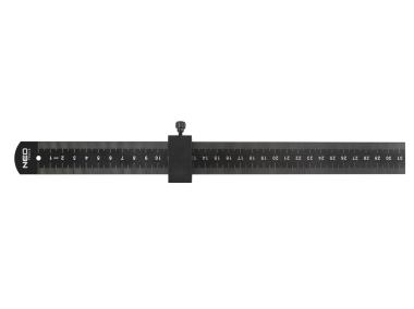 Zdjęcie: Linijka z ogranicznikiem, 30 cm NEO