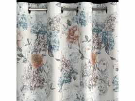 Zasłona gotowa Anett 140x250 cm kremowo-miętowa EUROFIRANY