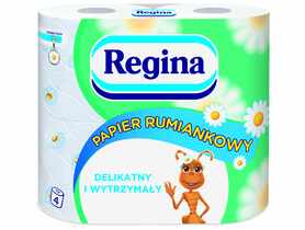 Papier toaletowy Rumiankowy 4 rolki REGINA