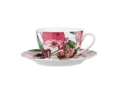 Zdjęcie: Filiżanka Hibiskus 200 ml ze spodkiem ALTOMDESIGN