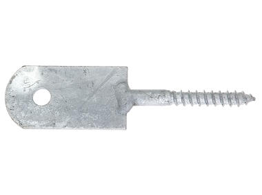 Zdjęcie: Uchwyt do ogrodzeń wkręcany ocynk 120x30 mm ALBERTS