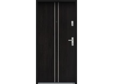 Zdjęcie: Drzwi wejściowe do mieszkań Bastion A-38 Heban 80 cm lewe OSP KR CENTER