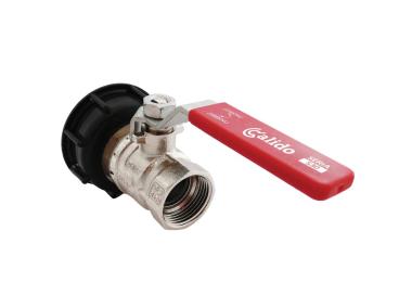 Zdjęcie: Korek 55/60 z zaworem kulowy w/z 1", do zbiornika 1000l ibc CALIDO
