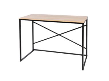 Zdjęcie: Biurko loft Cobi 100x50x75 cm dąb/metal czarny TS INTERIOR