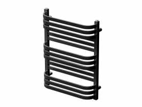 Grzejnik łazienkowy Diego 1 czarny mat 700x530 mm 300 W PSB