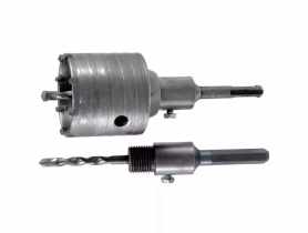 Wiertło koronkowe 80 mm HM z uchwytem HEX DEDRA