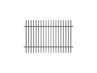 Zdjęcie: Przęsło Anika 2x1,20 m ocynk+RAL 7016 struktura POLBRAM