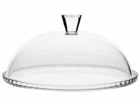 Patera Patisserie z kloszem 32 cm PASABAHCE