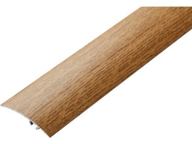 Zdjęcie: Listwa ochronna aluminium wcisk 47 mm 0,93 m dąb złoty CEZAR