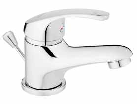 Bateria umywalkowa stojąca Basic, chrom FERRO