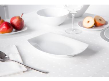 Zdjęcie: Półmisek Mariapaula moderna kwadratowa biała 24 cm ALTOMDESIGN