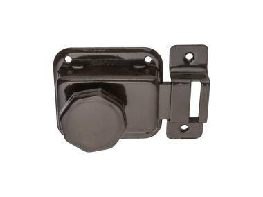 Zdjęcie: Zasuwka łazienkowa Lider z gałką brąz METRO