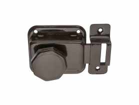 Zasuwka łazienkowa Lider z gałką brąz METRO