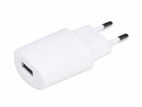 Ładowarka sieciowa USB 1A biała LB0088 LIBOX