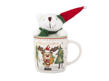 Zdjęcie: Kubek renifer 400 ml z maskotką ALTOM DESIGN