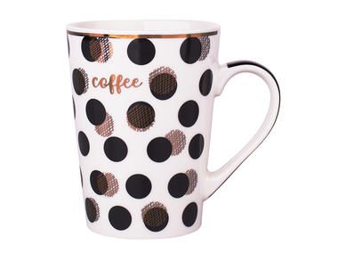 Zdjęcie: Kubek stożek wysoki nbc 450 ml dekoracja modern Coffee i ALTOMDESIGN