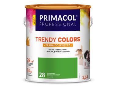 Zdjęcie: Farba Trendy Colors 2,5 L ciemny zielony PRIMACOL DECORATIVE