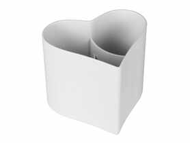 Organizer Elli 10,5x12x10 cm szary UNIGLOB