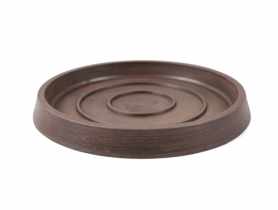 Podstawka pod doniczkę 15x15x1,5 cm brązowa TIN TOURS