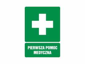 Oznaczenie "Apteczka" 10,5x14,8 cm METRO