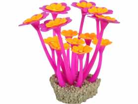 Ozdoba do akwarium Flowers 2 fioletowo-pomarańczowa ZOLUX