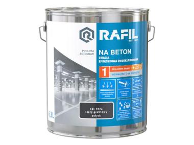 Zdjęcie: Emalia epoksydowa beton szary RAL7024 6,3L RAFIL