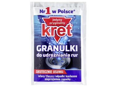 Zdjęcie: Granulki do udrożniania rur 0,04 kg saszetka KRET