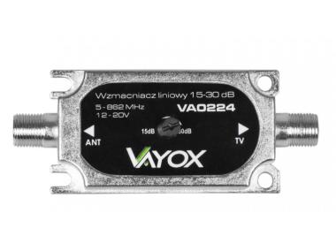 Zdjęcie: Wzmacniacz sygnału DVB-T z regulacją 15-30 db (LB0118) VA0224 VAYOX