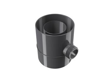 Zdjęcie: Łapacz deszczu 110 mm grafit Kanion WAVIN