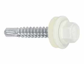 Wkręt samowiercący 4,8x19 mm-9016 z PEPDM WKRĘT-MET