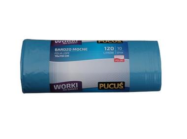 Zdjęcie: Worek na śmieci LDP 120 L - 10 szt. PUCUŚ