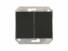 Włącznik podwójny grafitowy VILMA