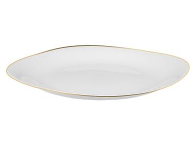 Zdjęcie: Talerz płytki Quadro Gold 28 cm GALICJA