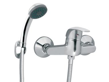 Zdjęcie: Bateria natryskowa ścienna Vasto, chrom FERRO