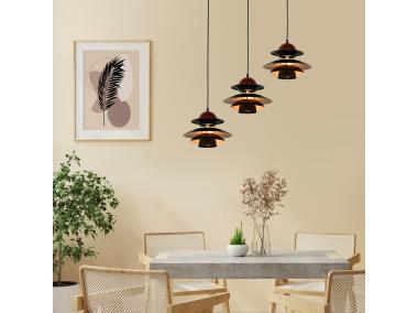 Zdjęcie: Lampa wiszaca Scandi 3 czarny mat ADRILUX