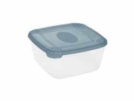 Pojemnik Polar 1,5 L kwadratowy szary PLAST TEAM