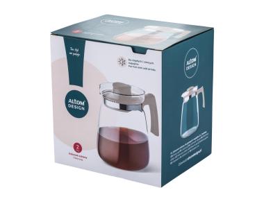 Zdjęcie: Dzbanek szklany do gorących napojów 2000 ml beżowy ALTOM DESIGN