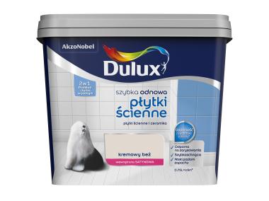 Zdjęcie: Farba Szybka Odnowa Płytki ścienne 0,75 L kremowy beż DULUX