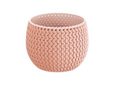 Zdjęcie: Doniczka Splofy Bowl Basic brzoskwiniowy 18 cm PROSPERPLAST