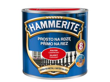 Zdjęcie: Farba do metalu 0,25 L czerwony połysk HAMMERITE