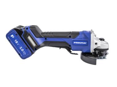 Zdjęcie: Szlifierka kątowa RawlGrinder R-PAG18-PV, rękawice, walizka, 2 akumulatory z ładowarką RAWLPLUG
