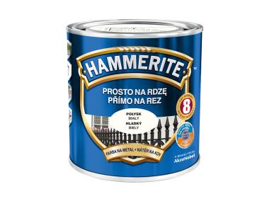 Zdjęcie: Farba do metalu 0,7 L biały połysk HAMMERITE