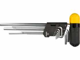 Klucze sześciokątne 1.5-10 mm, zestaw 9 sztuk TOPEX