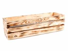 Skrzynka drewniana 50x18x15 cm opalana TIN TOURS
