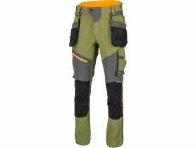 Spodnie Stretch zielone "3XL", CE, LAHTI PRO