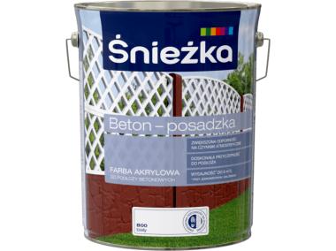 Zdjęcie: Farba akrylowa beton posadzka biały 5L ŚNIEŻKA